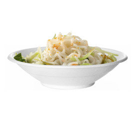 Ciotola Canna da Zucchero Bagassa Noodle Bianco 710ml (400 Pezzi)