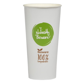 Bicchiere di Carta Bioware® Ø9,0cm 680ml (50 Pezzi)
