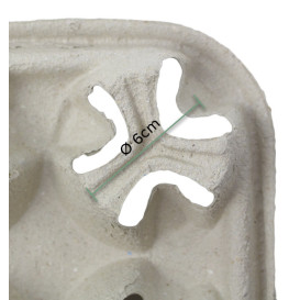 Vassoi Porta Bicchiere di Cartone x4 (220 Pezzi)