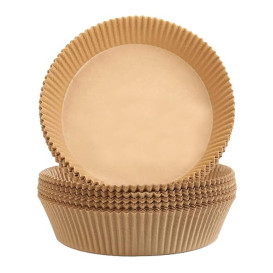 Carta Kraft per Friggitrice ad Aria 40g Ø16x4cm (50 Pezzi)