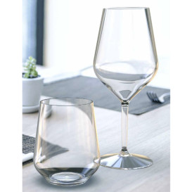 Bicchiere Riutilizzabile Durable Tritan Trasparente Elegance 390ml (1 Pezzi)