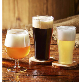 Bicchiere Riutilizzabile Durable SAN Birra Trasp. 400ml (80 Pezzi)