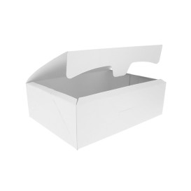 Scatola di Carta Pasticcerie 17,5x11,5x4,7cm 250g Bianco (360 Pezzi)
