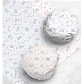 Carta Antigrasso Eco Blu 30x30cm (1.000 Pezzi)