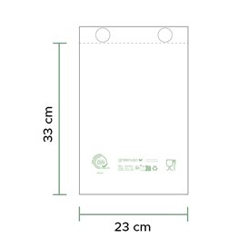Sacchetti Mercato Block Home Compost “Classic” 23x33cm 12µm (3.000 Pezzi)