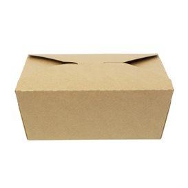Contenitore di Cibo Kraft-Kraft 17x13,5x6,5cm 1.300ml (200 Pezzi)