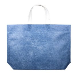 Sacchetto TNT con Base Esagonale Blu 44+10x30cm (200 Pezzi)