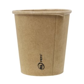 Bicchiere Carta 3Oz/100ml Kraft-Kraft Ø5,8cm (50 Pezzi)