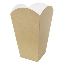 Scatola Pop Corn Mediano Kraft 90g 7,8x10,5x18cm (350 Pezzi)