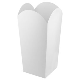 Scatola Pop Corn Piccolo Bianca 45gr 6,5x8,5x15cm (700 Pezzi)