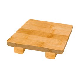 Vassoio di Bambu 15x15x2,5cm (40 Pezzi)