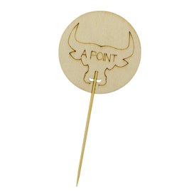 Bastone da Cucina in Bambù da 9 cm “A Point”  (1200 Pezzi)