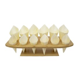 Stand di Bambu per Cono 12 Bucos (1 Pezzi)