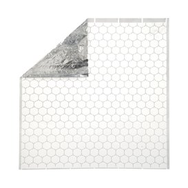 Foglio di Alluminio Oleato Argento 41*41cm (200 Pezzi)