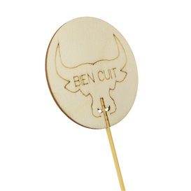 Stuzzicadenti Marcatore Ben Fatto “Bien Cuit” 9 cm (60 Pezzi)