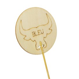 Stuzzicadenti Marcatore Molto Poco Fatto “Bleu” 9 cm  (60 Pezzi)