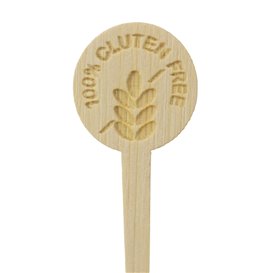 Stuzzicadenti Marcatore Bambù Gluten Free 10cm (600 Pezzi)