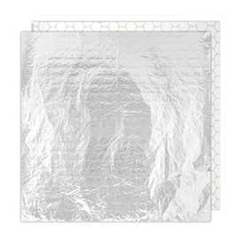 Carta Antigrasso Accoppiata con Alluminio 41x41cm (200 Pezzi)