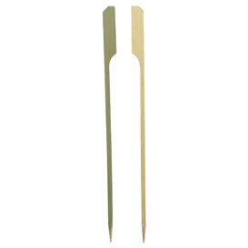 Spiedini di Bambù "Golf" Naturale 18cm in scatola (100 pezzi)