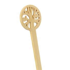 Agitatore per Bere con Albero Della Vita in Bambù 18cm (600 Pezzi)