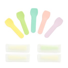 Paletta Gelato in Carta Imbustata Singolarmente Colori Assortiti 'Tutti Frutti' 9 cm (500 Pezzi)