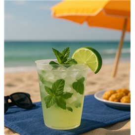 Bicchiere da Mojito Infrangibile Riutilizzabile in PP Trasparente 480ml (450 Pezzi)