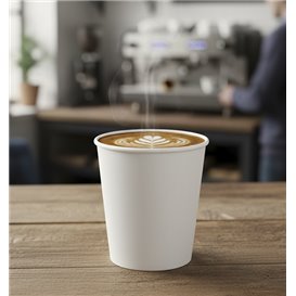 Bicchiere di Carta Bianco 4Oz/120ml Ø6,2cm (2.000 Pezzi)