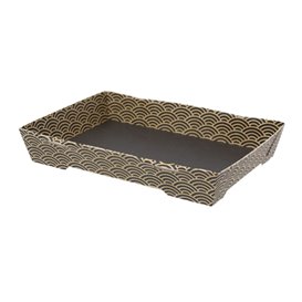 Contenitore per Sushi Cartone ''Waves'' 16,5x11,5cm (600 Pezzi)