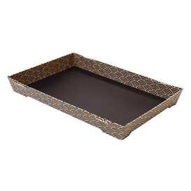 Contenitore per Sushi Cartone ''Waves'' 23,5x16cm (600 Pezzi)