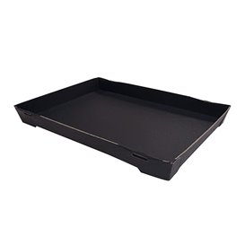 Contenitore per Sushi Cartone Nero 26x19cm (600 Pezzi)