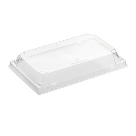 Coperchio Imballaggi Sushi rPET 21,5x13,5cm (12 Pezzi)