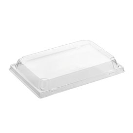 Coperchio per Imballaggio Sushi in rPET 23,5x16cm (600 Pezzi)