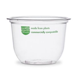 Contenitore Compostabile PLA Trasparente 250ml (50 Pezzi)