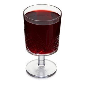 Bicchiere da Vino Riutilizzabile Durevole in Tritan “Firenze” 340ml (6 Pezzo)
