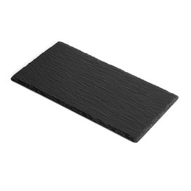 Vassoi di Plastica Effetto Ardesia PS 30x15,8cm (10 Pezzi)