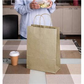 Buste Shopper in Carta 115g/m² 35+16x44cm (25 Pezzi)