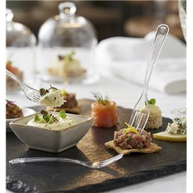 Mini-Forcheta Degustazione Trasparente 10cm (5000 Pezzi)