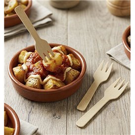 Forchetta in Bambù 9cm (2.400 Pezzi)