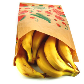 Sacchetto di Carta per Frutta 22+12x36cm (100 Pezzi)